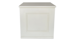 Bar - Pedestal for CURVED White Wood European -... rental San Antonio, TX