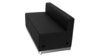 Black Leather Sofa - Modular rental in San Antonio, TX