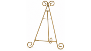 Gold Table Top Easel rental Austin, TX