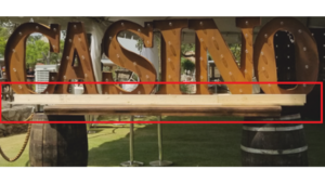 Marquee Letter - Wooden Stained Stand rental San Antonio, TX