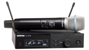 Shure SLX -  Handheld Microphone + Receiver Combo rental San Antonio, TX