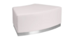 White Modern Modular - Convex Bench Serpentine rental in San Antonio, TX