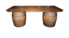 Table - 8' Double Wine Barrel Table - (2 Barrel... rental in San Antonio, TX