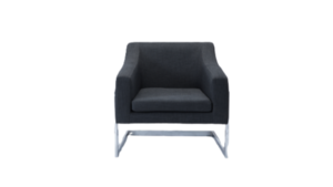 Flint Grey Modern Chair (Placement Included) rental Austin, TX