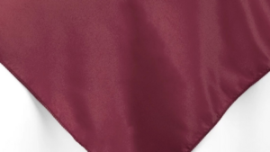 Lamour Matte Satin - Burgundy 628 - Napkin rental San Antonio, TX