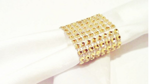 Napkin Wrap - Gold Rhinestone rental San Antonio, TX