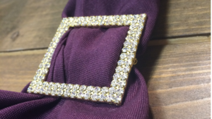 Napkin Buckle - Gold rental San Antonio, TX