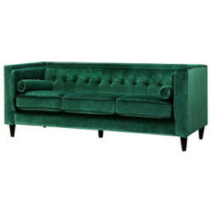 Emerald Velvet Sofa rental Austin, TX