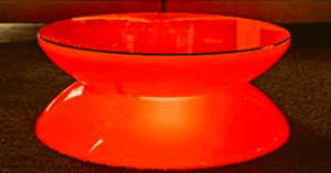 LED Coffee Table rental Austin, TX