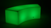 Gemma Led Curved Bench rental in Austin, TX