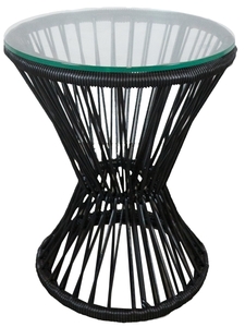 Black PVC Cord Side Table rental Austin, TX