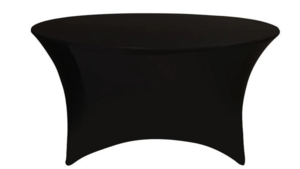 Spandex Cover - Black - for 60"Rnd rental San Antonio, TX