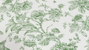 Polyester - Sage Floral Patterned - 120 Rnd rental San Antonio, TX
