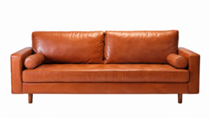 Vintage Leather Sofa rental Austin, TX