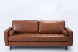 Vintage Leather Sofa rental Austin, TX