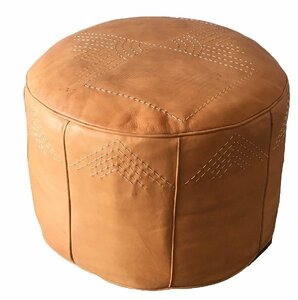Leather Pouf rental Austin, TX