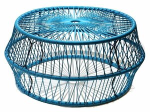 Blue PVC Cord Table rental Austin, TX