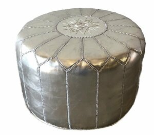 Silver Pouf rental Austin, TX