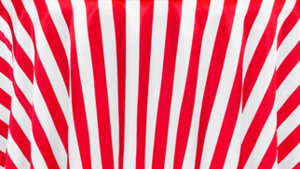 Polyester Stripe - Red & White 1-Inch - 13 x 12... rental San Antonio, TX