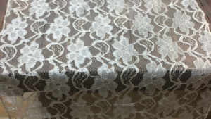 Lace - Ivory - 13 x 120 (Runner) rental San Antonio, TX