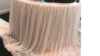 Voile - Blush - 108" x 52" - (Table Skirt) rental in San Antonio, TX