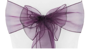 Organza - Eggplant/ Plum - 6 x 108 (Sash) rental San Antonio, TX