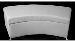 Serpentine Smooth - Curved Sofa (No Back) rental San Antonio, TX
