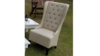 Vintage - Natural Linen Chair rental in San Antonio, TX