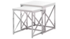 Modern Nesting End table - 2 Pieces - White & C... rental in San Antonio, TX