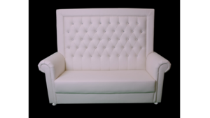Tufted - Sweet Heart Square Loveseat w/Crystal ... rental San Antonio, TX