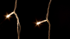 Twinkle Light Curtain $/ft WARM - Clear wire - ... rental San Antonio, TX