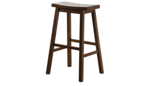 Saddle Stool - Dark Oak rental San Antonio, TX