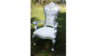 King's Chair - Silver w/ white Leather rental in San Antonio, TX