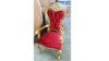 King's Chair - Gold w/ Red Velvet rental in San Antonio, TX