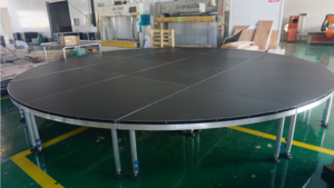 Stage - Round 19ft Stage - 16" height - Black I... rental San Antonio, TX