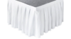 Stage Skirting - White Velour - 16" - $/linear ft rental in San Antonio, TX