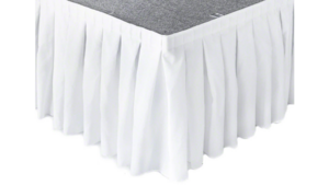 Stage Skirting - White Velour - 24" - $/linear ft rental San Antonio, TX