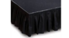 Stage Skirting - Black Velour - 24" - $/linear ft rental in San Antonio, TX