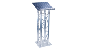 Podium - Silver Modern Aluminium rental San Antonio, TX