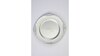 Silver Vintage Acrylic Charger 13" rental in Austin, TX