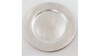 Plain Silver Acrylic Charger 13" rental in Austin, TX