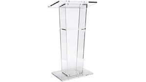 Podium - Clear Modern Acrylic rental San Antonio, TX