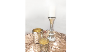 Mercury Glass SILVER -  Set of 3 - Various Size... rental San Antonio, TX