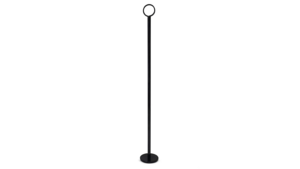 Ring-Clip Table Number Holder - BLACK - 12" rental San Antonio, TX