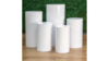 White Display Pedestal - Metal - 5 pcs set rental in San Antonio, TX