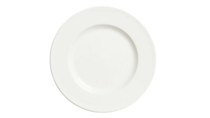 Jasmine White Charger Plate 12" rental Austin, TX
