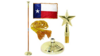 Texas 3ft x 5ft Flag, Flagpole, Base, and Tassel rental in San Antonio, TX