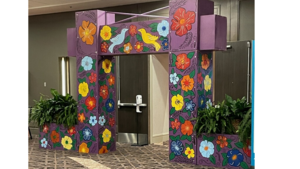 Purple Floral Arch rental San Antonio, TX