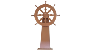 Pirate Ship Wheel Prop - Life Size rental San Antonio, TX
