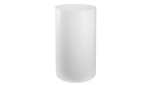 White Display Pedestal - Metal - Medium 24" H x... rental San Antonio, TX